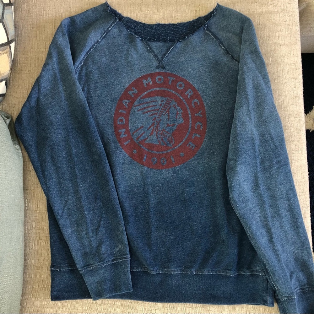 Indian Motorcycle Denim color sweater (M)